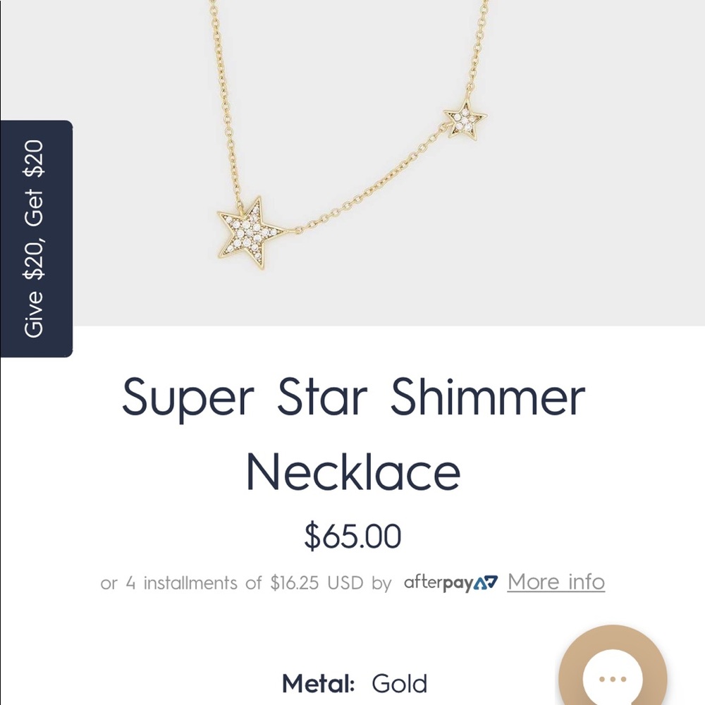 Super Star Shimmer Necklace